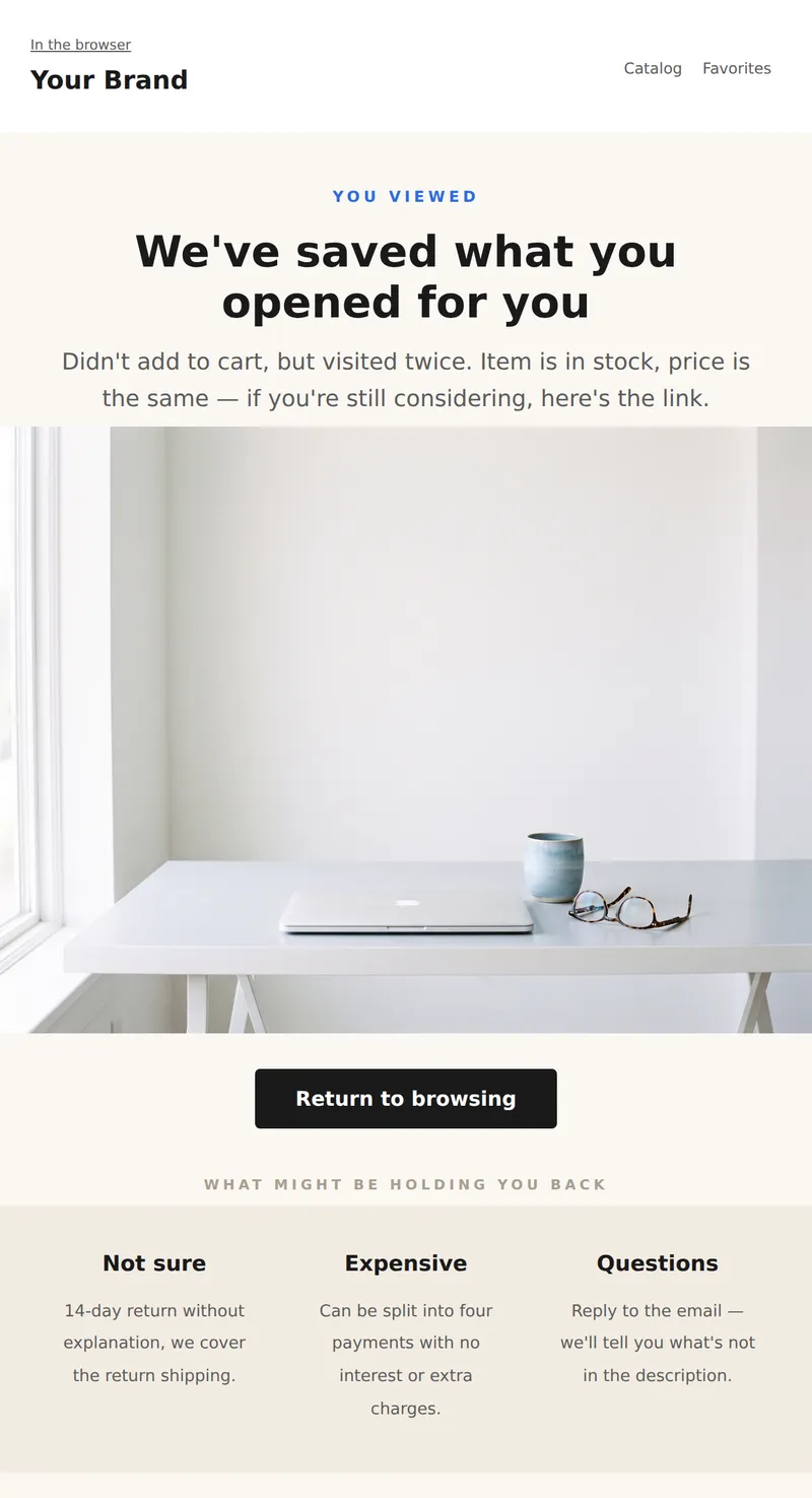 You were browsing: come back (universal)