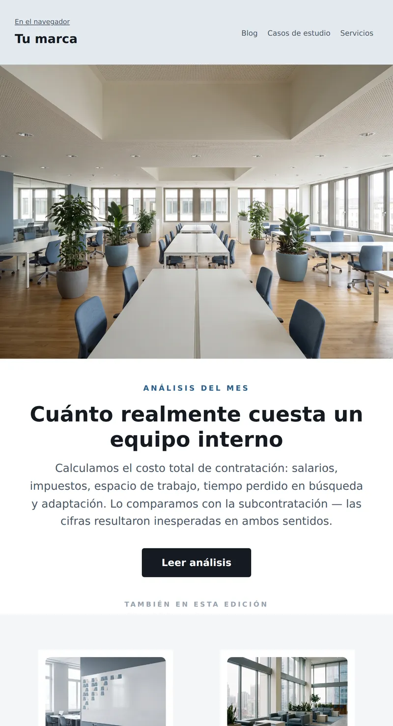 Resumen: análisis de la industria (B2B)