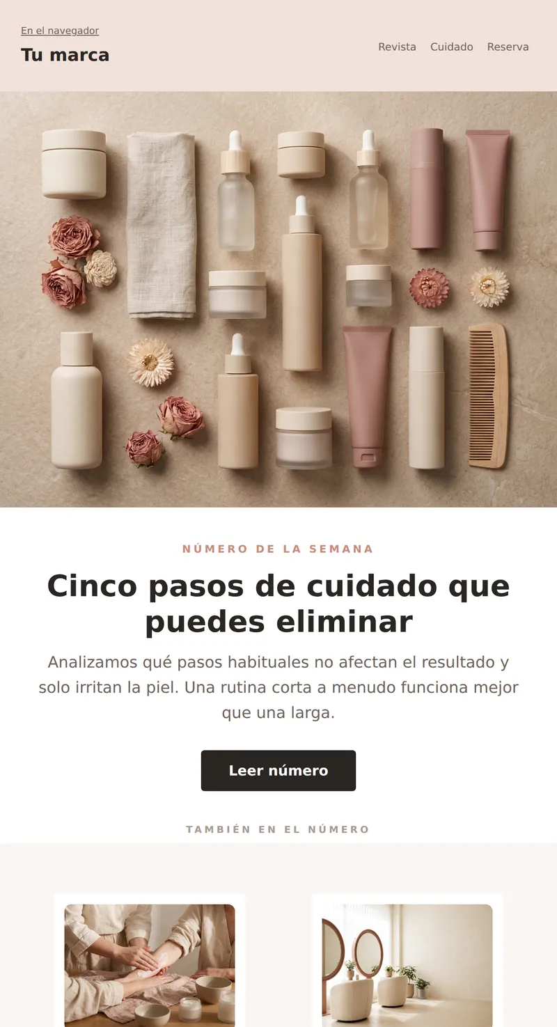 Resumen: consejos de belleza y novedades (belleza)