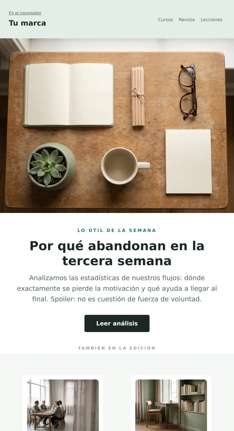 Resumen: lo útil de la semana (cursos y contenido)