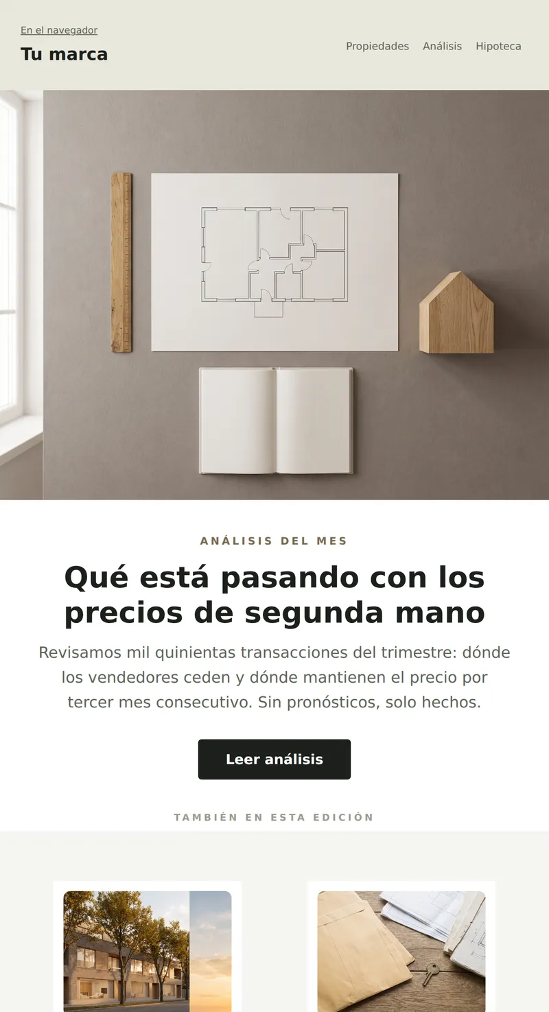 Resumen: mercado y consejos (bienes raíces)