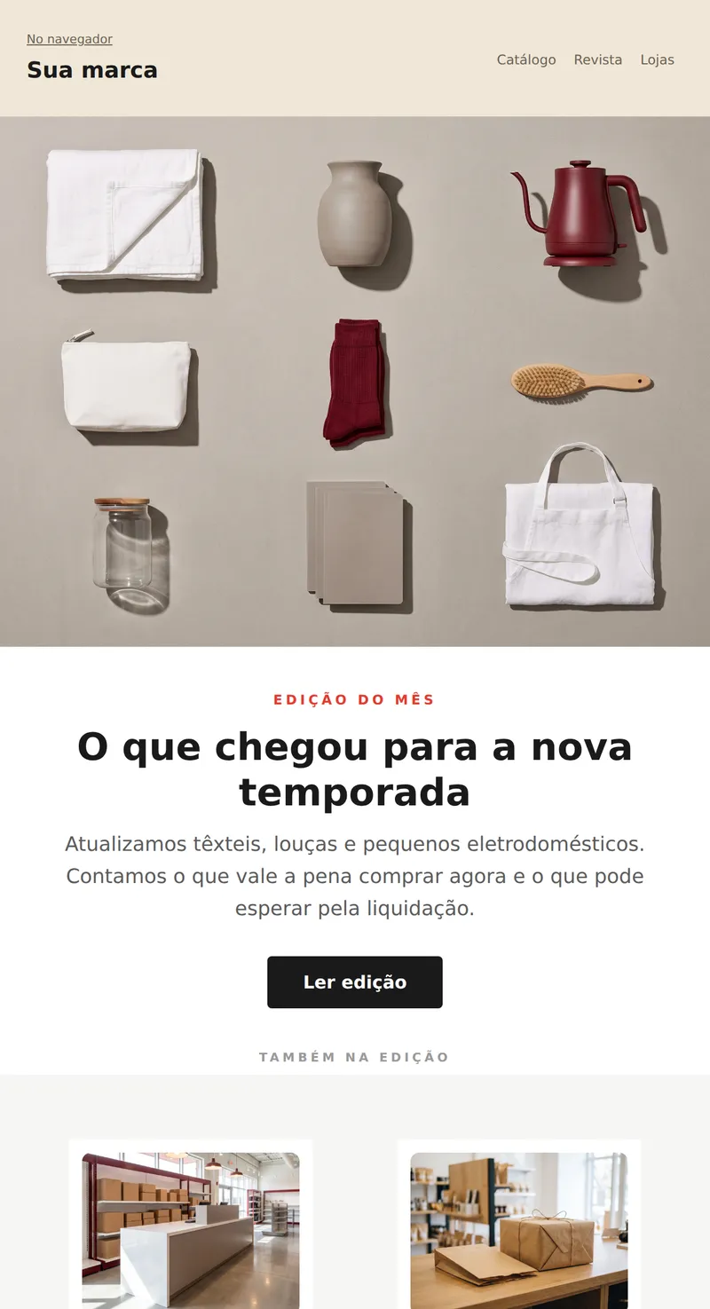 Digest: novidades e eventos (varejo)