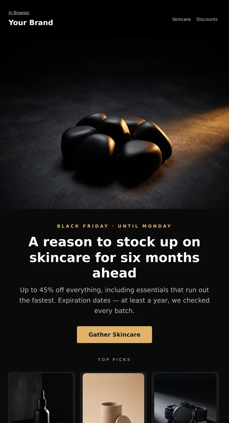 Black Friday: Discounted Skincare (Beauty)