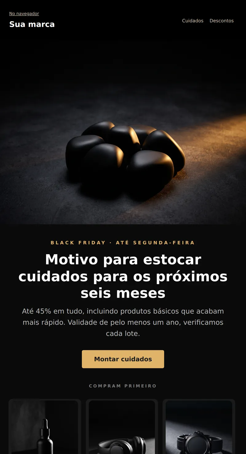 Black Friday: cuidados com desconto (beleza)