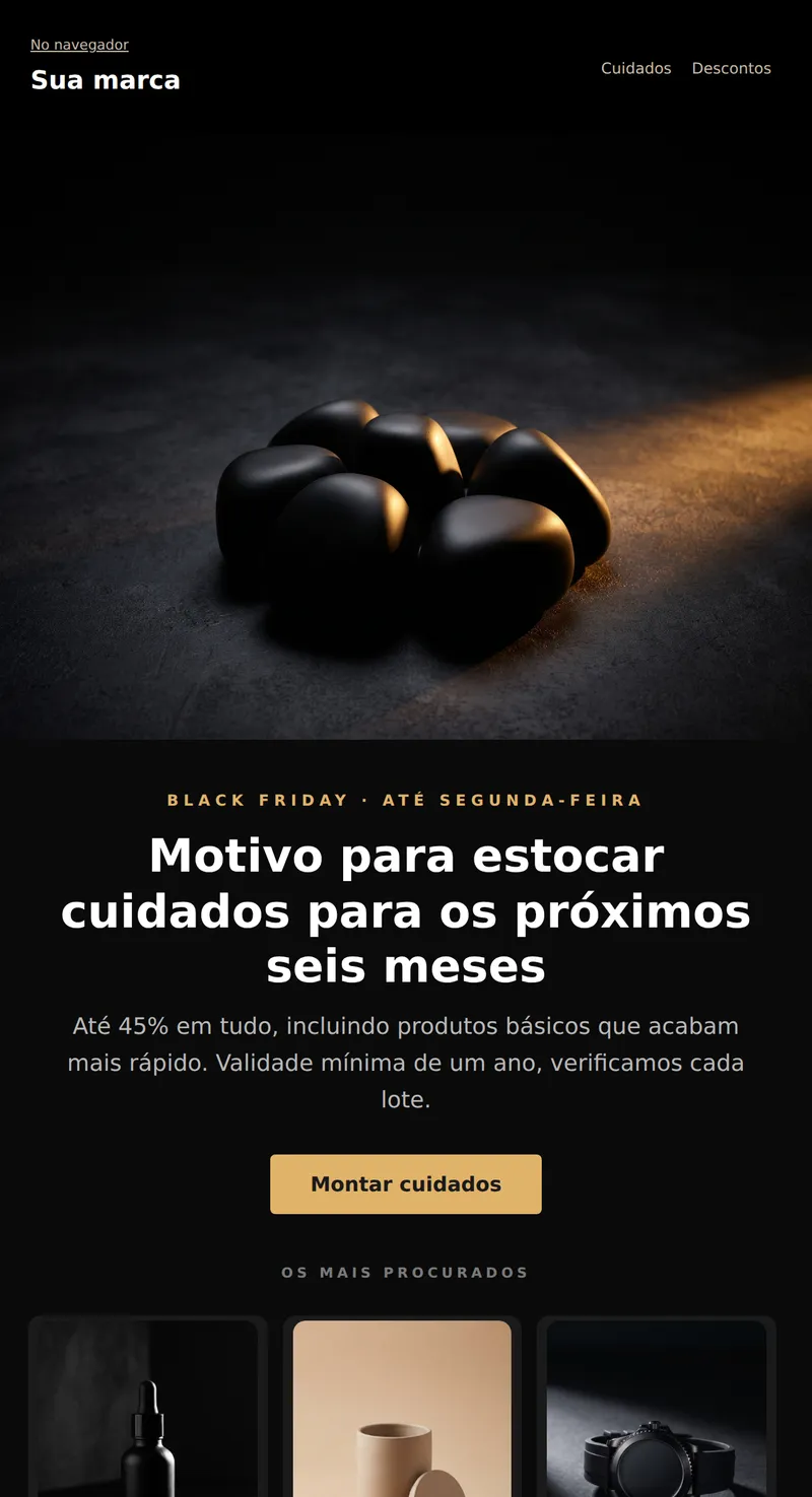 Black Friday: cuidados com desconto (beleza)