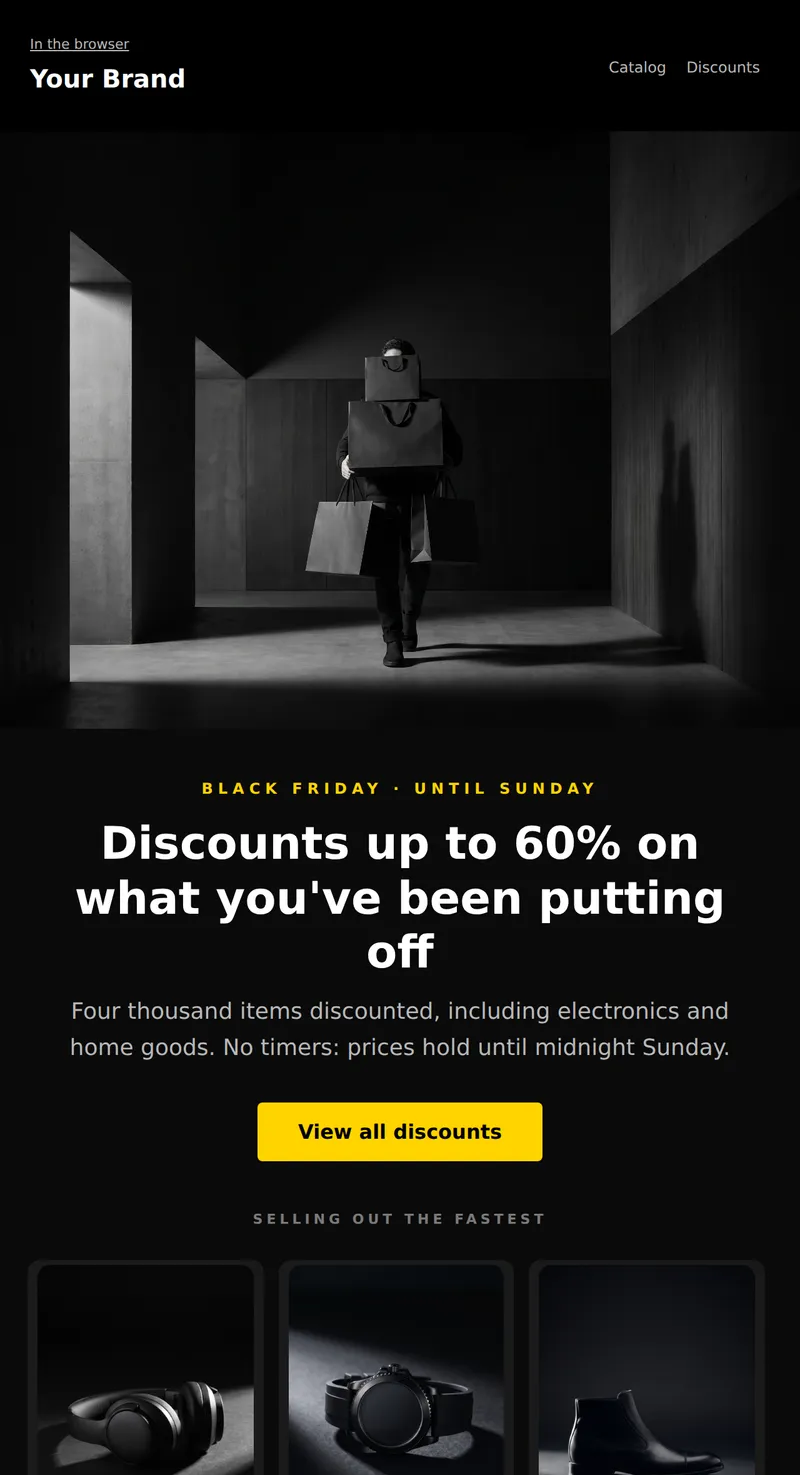 Black Friday: Sale (Online Store)