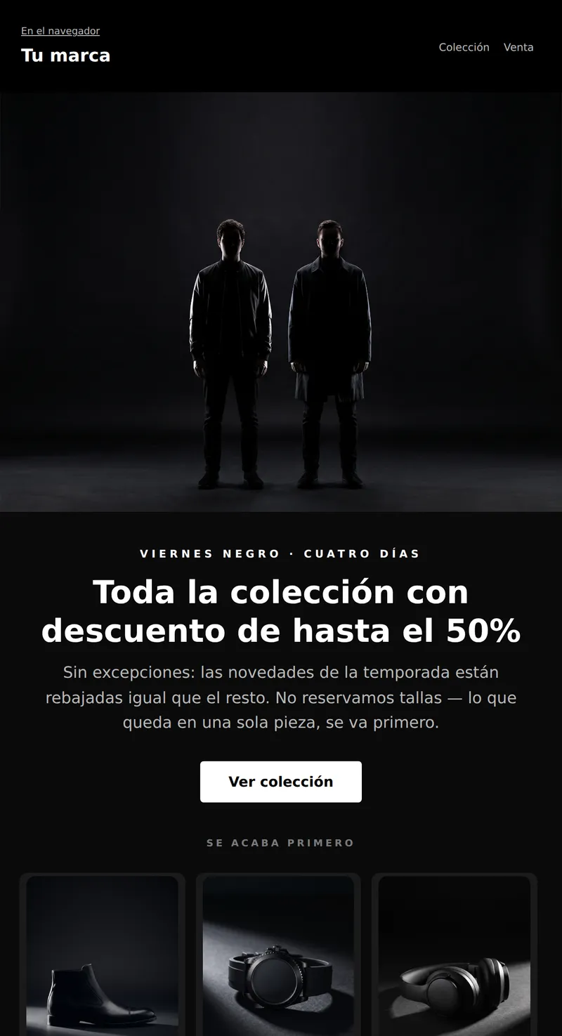 Viernes Negro: colección con descuento (moda)
