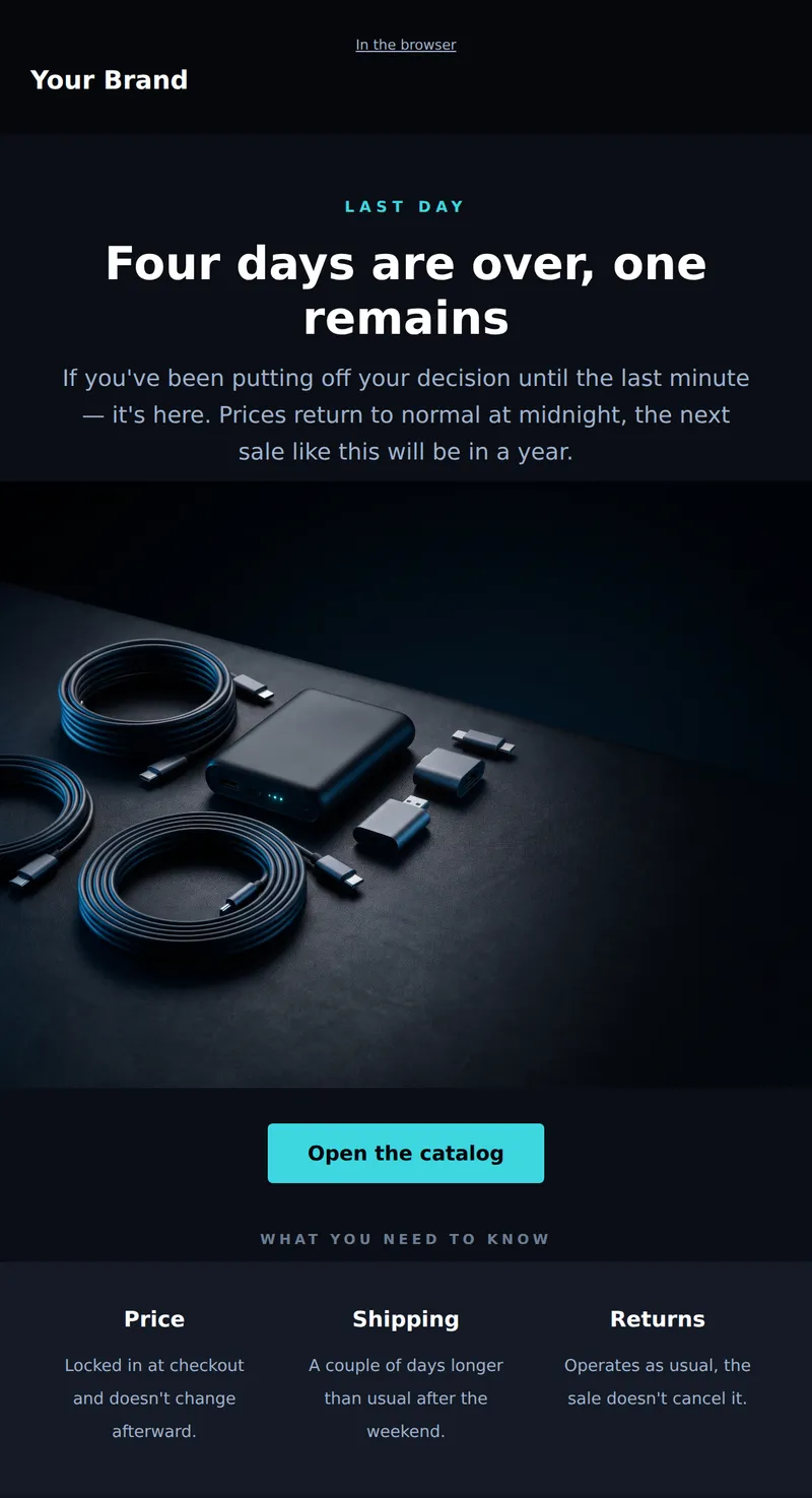 Cyber Monday: Last Day (Universal)