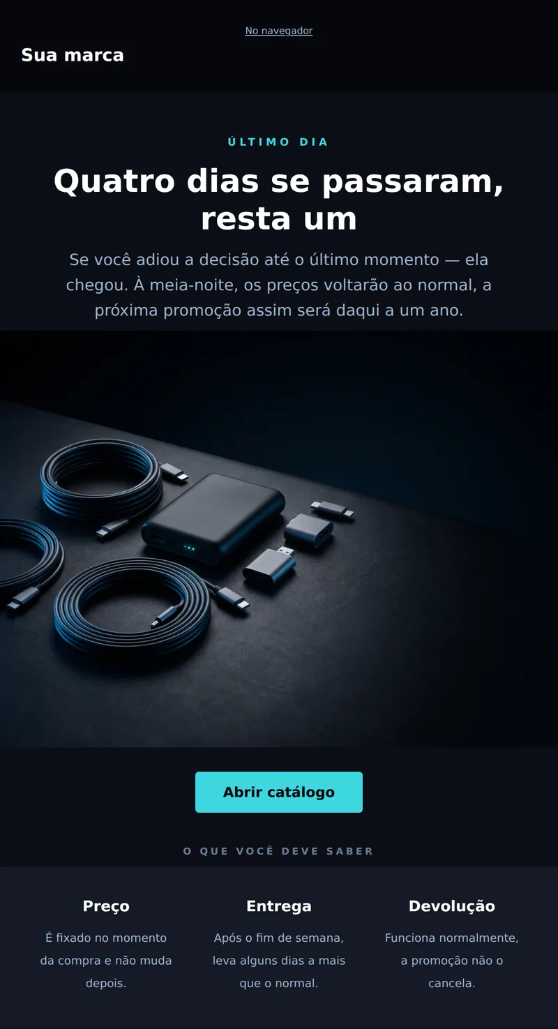 Cyber Monday: último dia (universal)