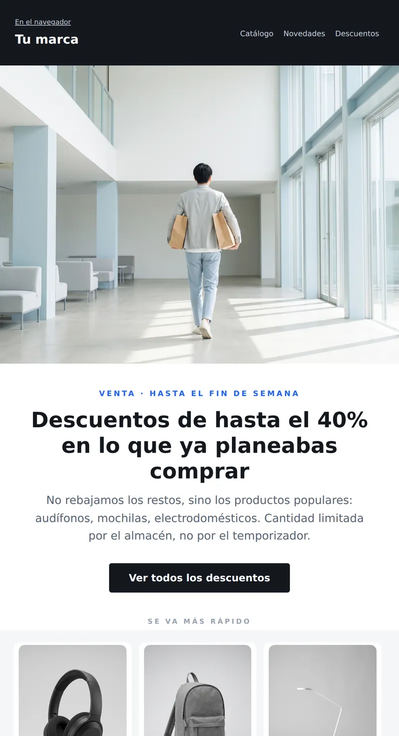 Promoción: venta (tienda en línea)