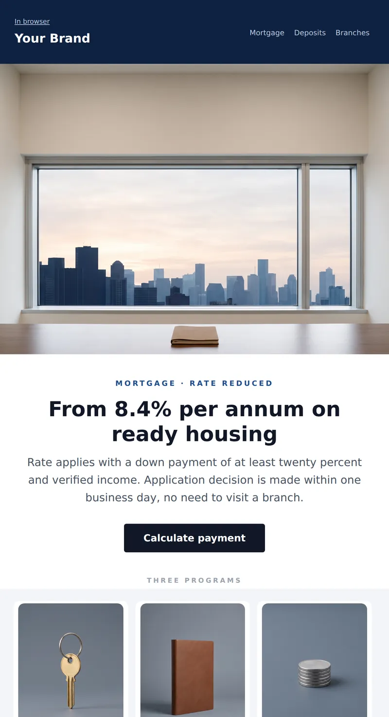 Promo: mortgage rate (finance)