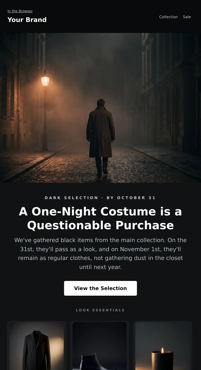 Halloween: Dark Wardrobe (Fashion)