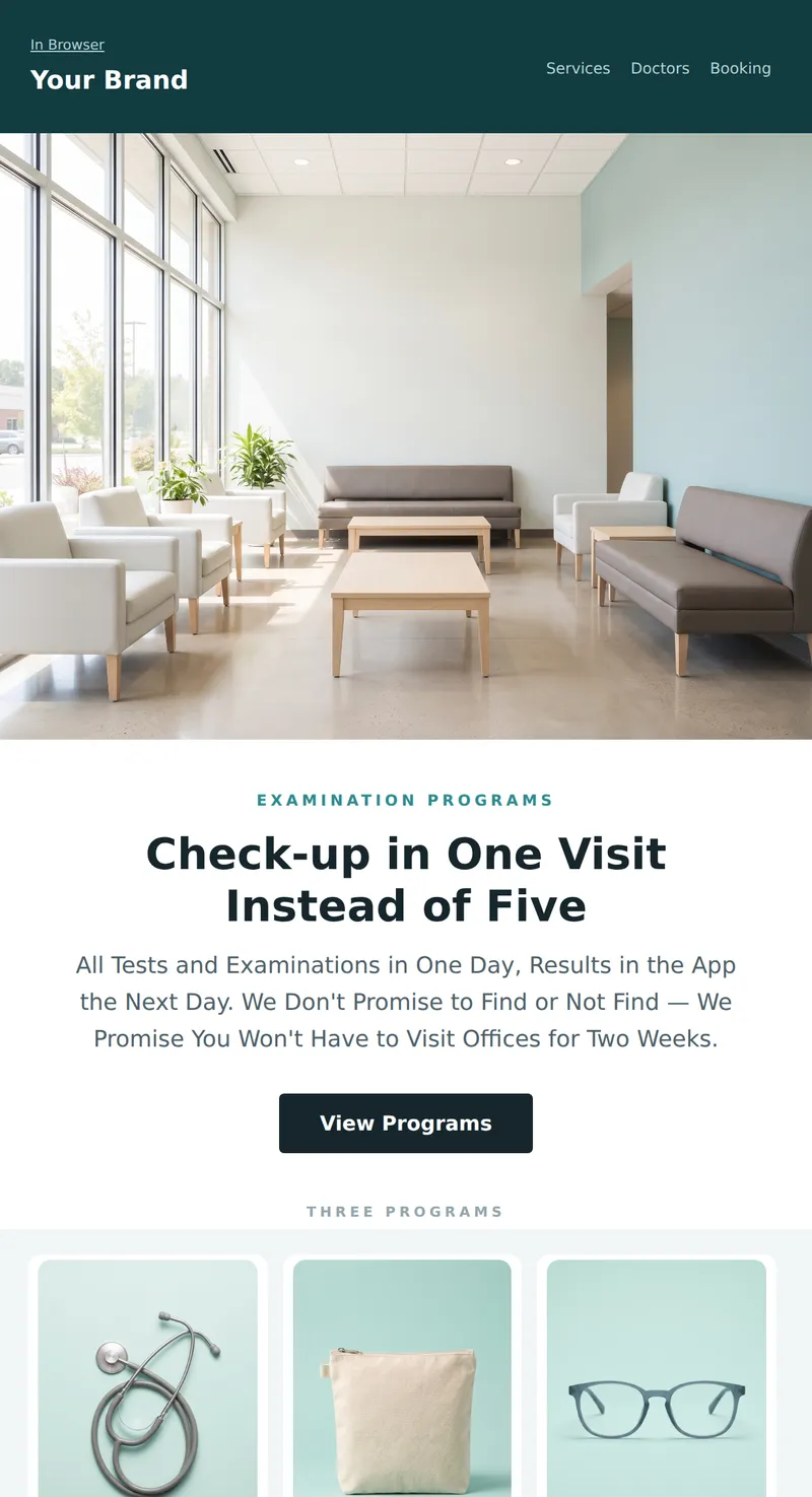 Promo: Check-up and Diagnostics (Clinics)