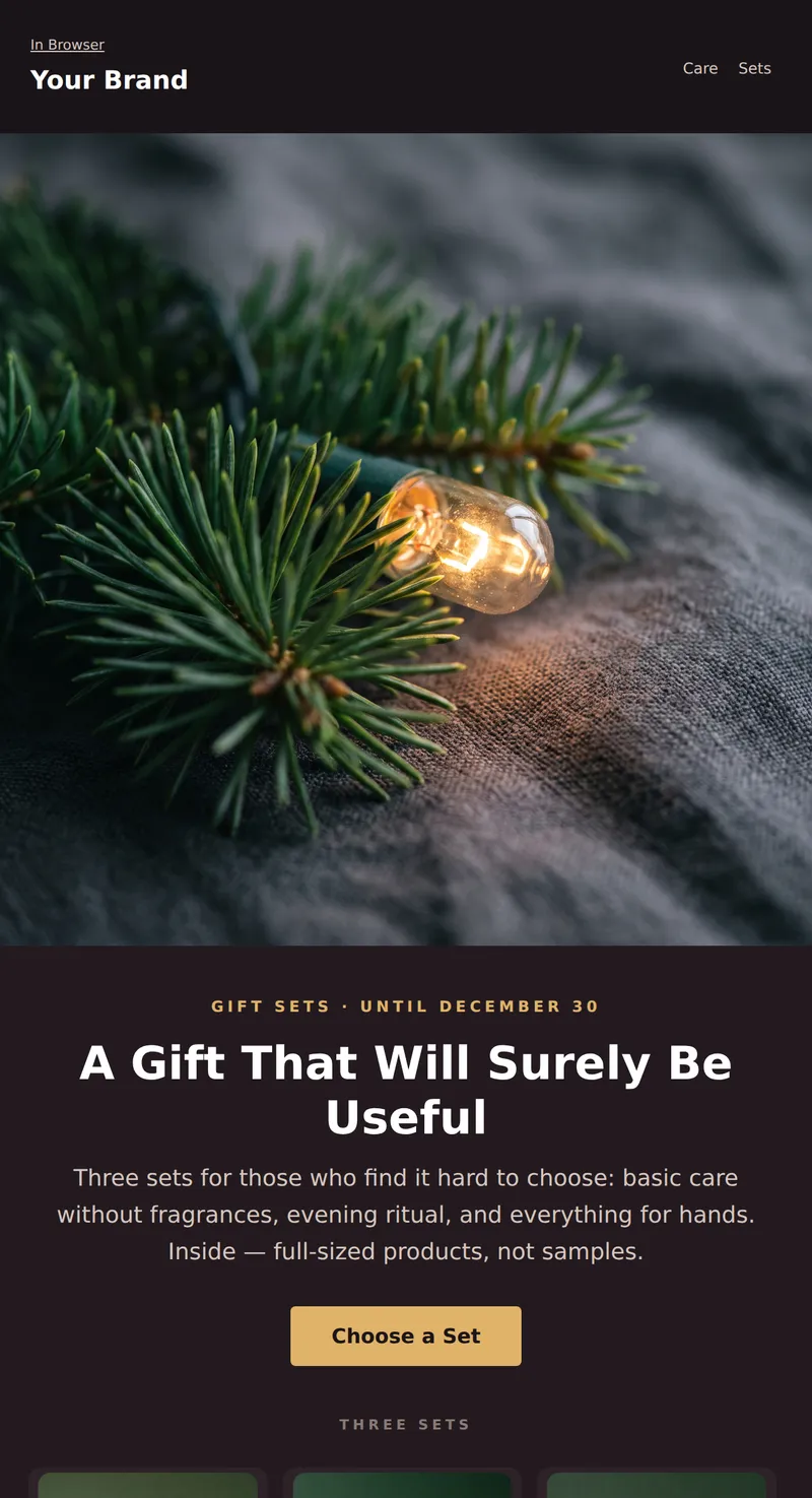 New Year: Gift Sets (Beauty)