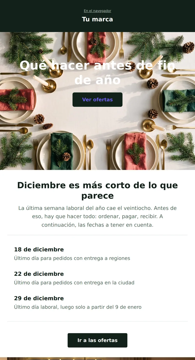 Navidad: texto sobre fondo (universal)