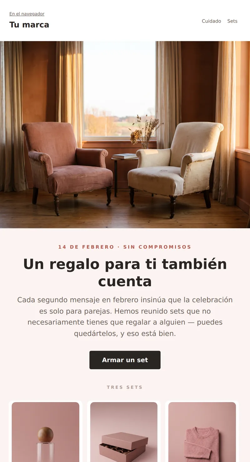 Día de los Enamorados: un regalo para ti (belleza)