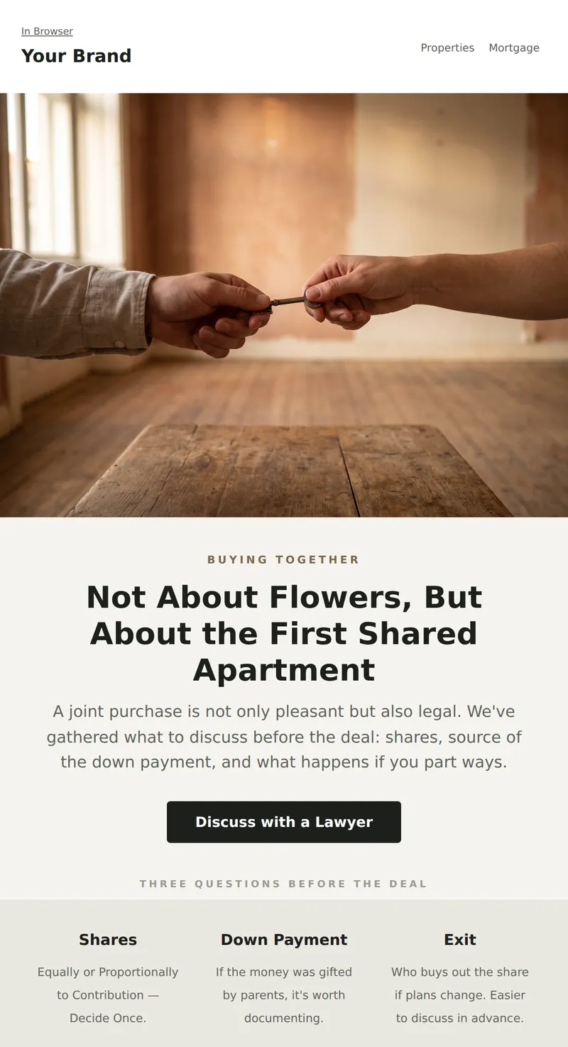 Valentine's Day: First Home Together (Real Estate)
