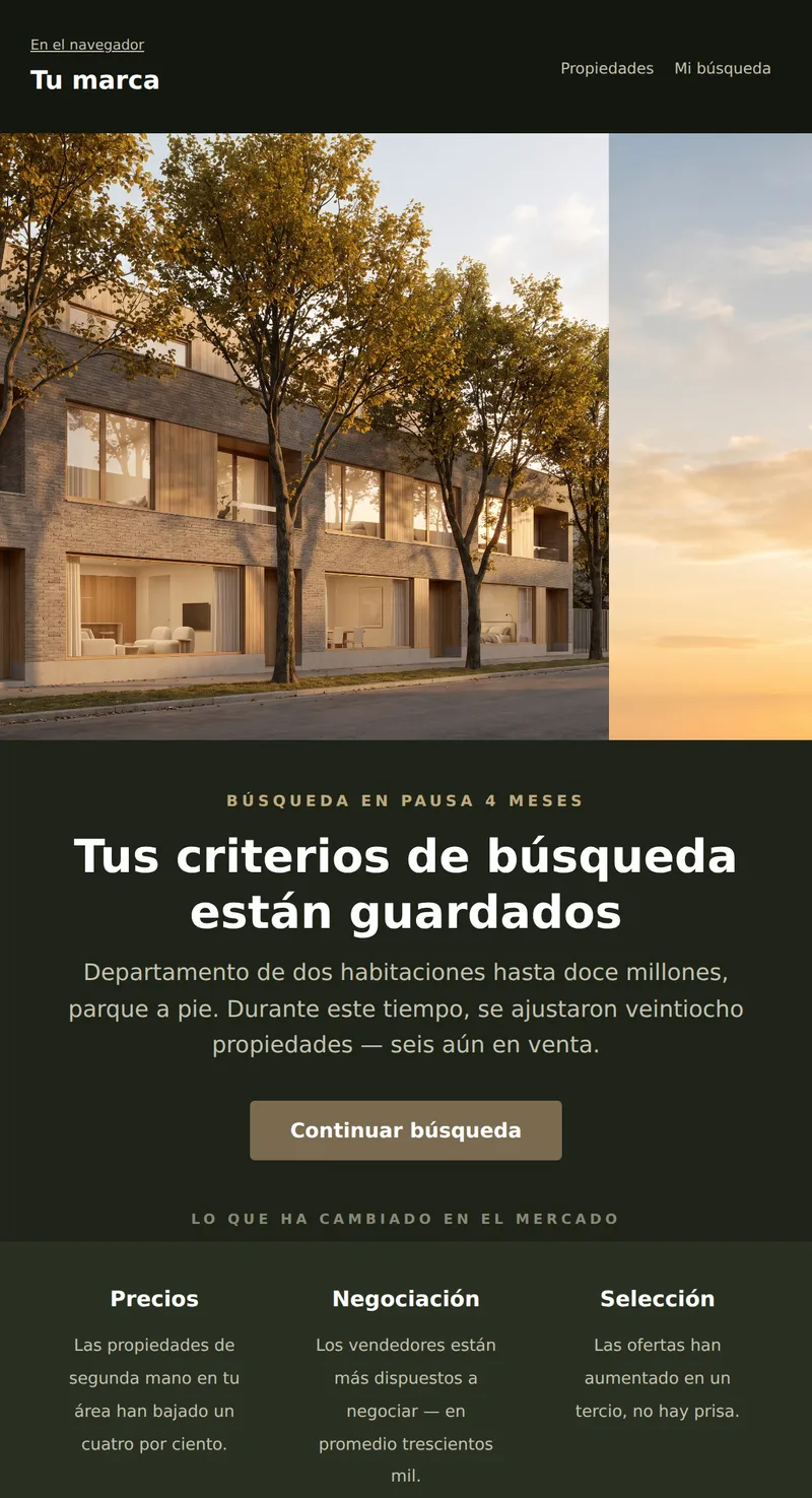 Reactivación: continuemos la búsqueda de vivienda (inmuebles)