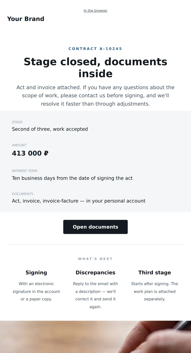 Contract Documents (B2B)