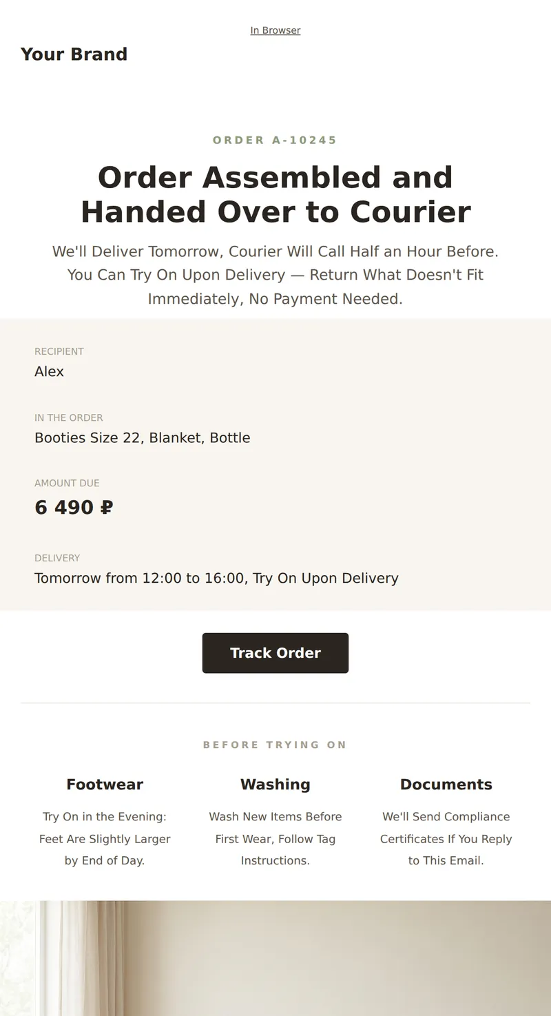 Order Assembled (Children's Products)