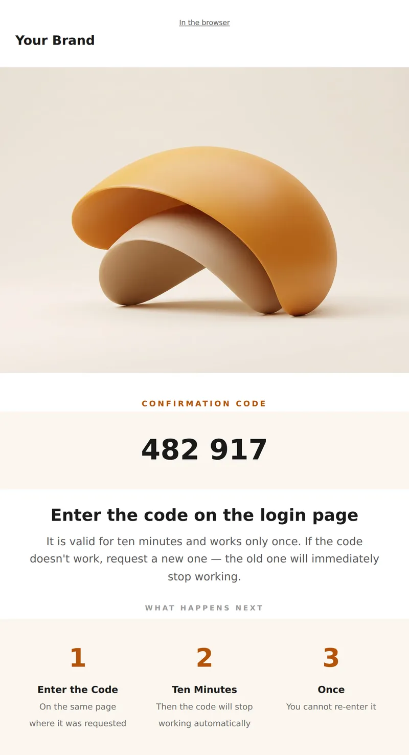 Confirmation Code (Universal)